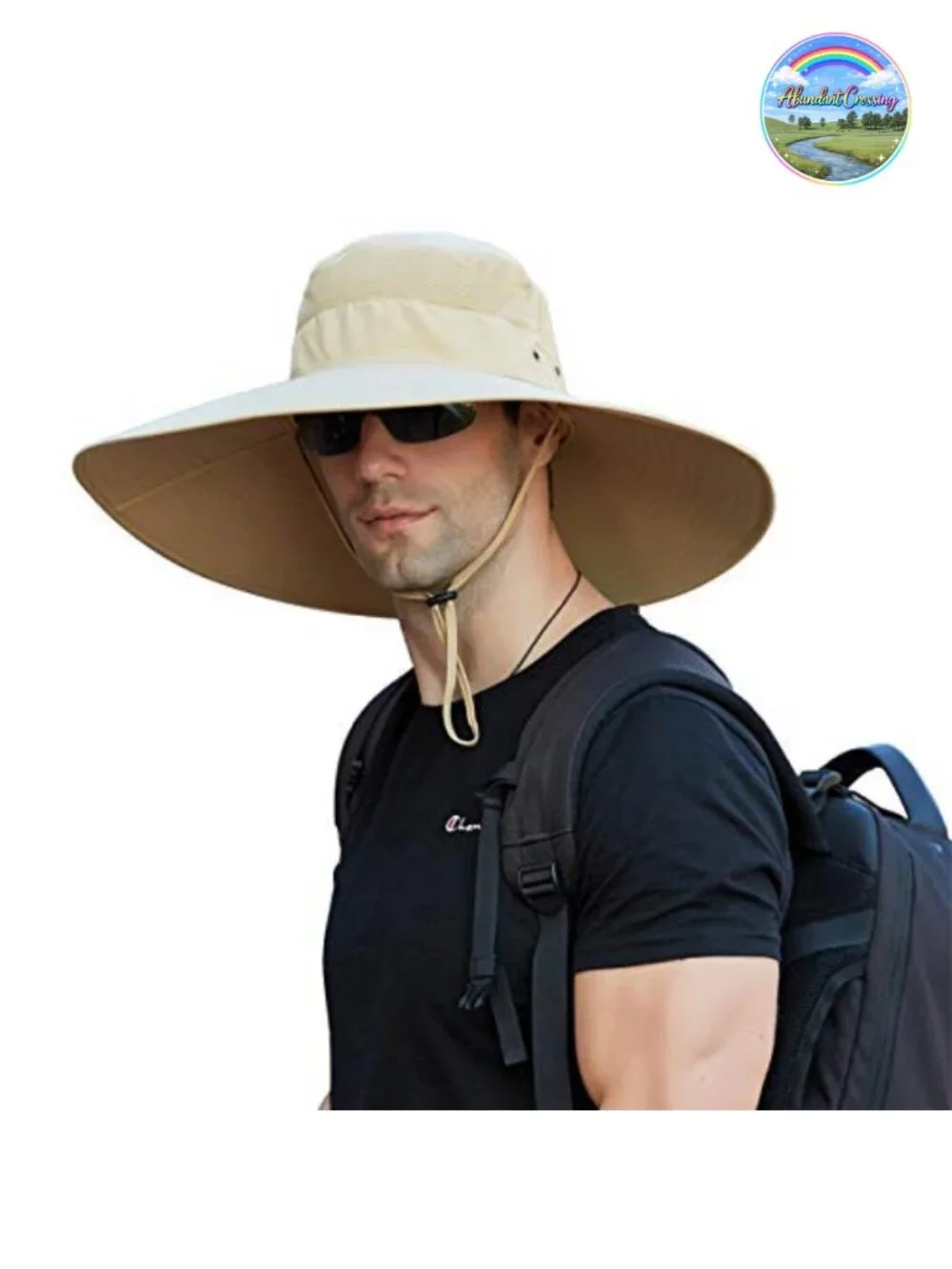 Super Wide Brim Bucket Hat UPF50+ Waterproof Sun Hat for Fishing Hiking Camping